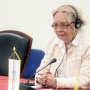 15 October 2019 National Assembly Speaker Maja Gojkovic and the UN Office Geneva Director-General Tatyana Valovaya